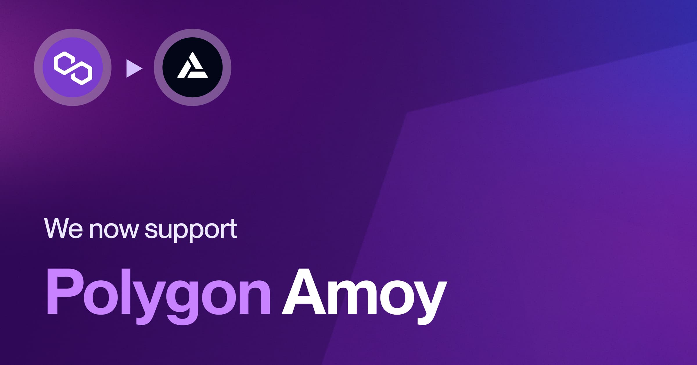 Polygon Amoy testnet support launch on Alchemy