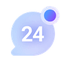 24/7 support icon