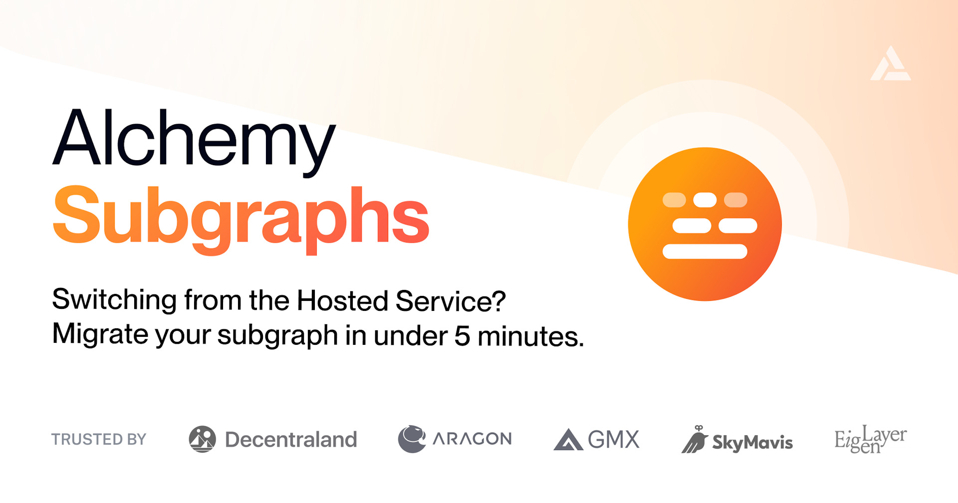 migrate from the graph to alchemy