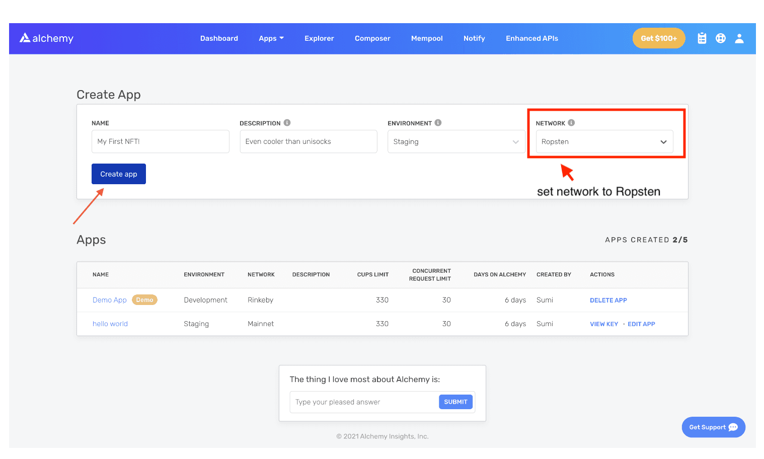 Name and describe your app