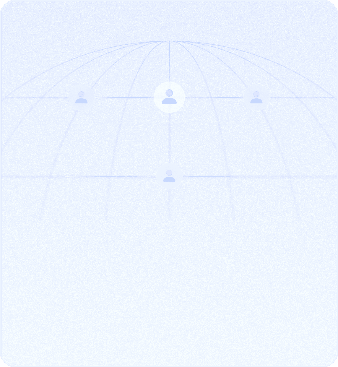 A graphic showing users around the globe