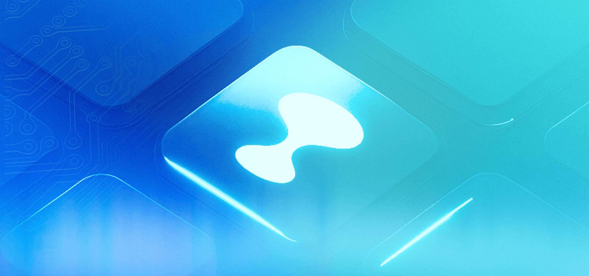 THe Hyperliquid logo on a series of futuristic blocks