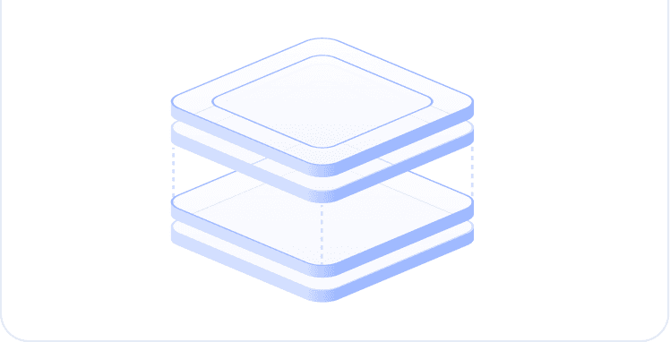 Stacked dedicated infrastructure layers