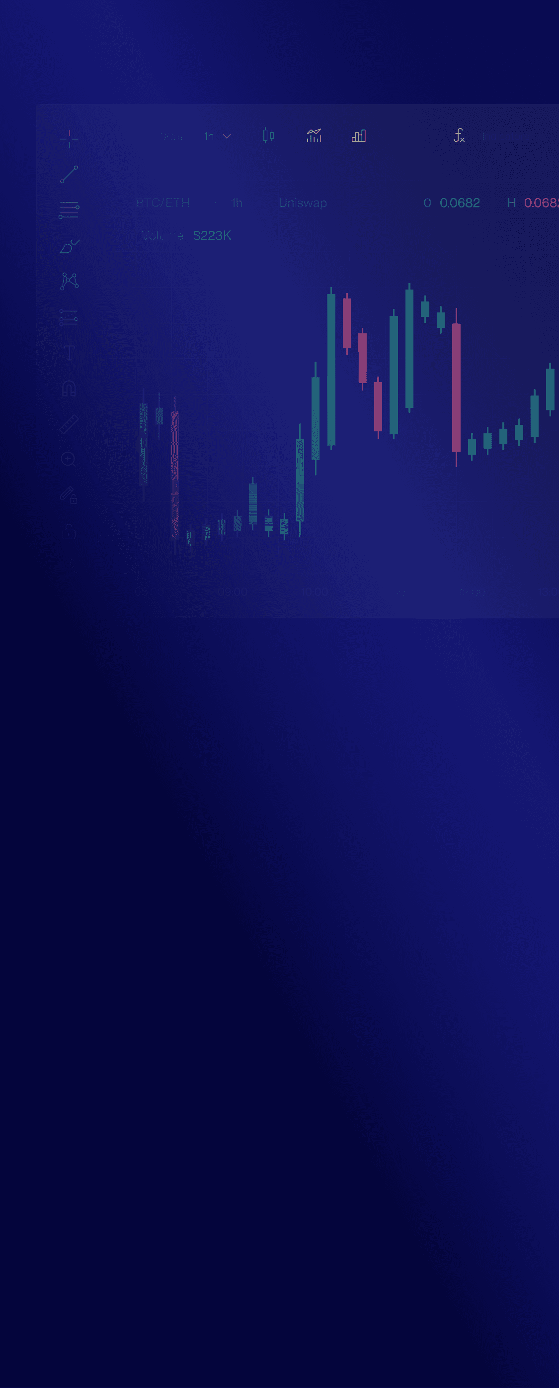 Mobile section background image