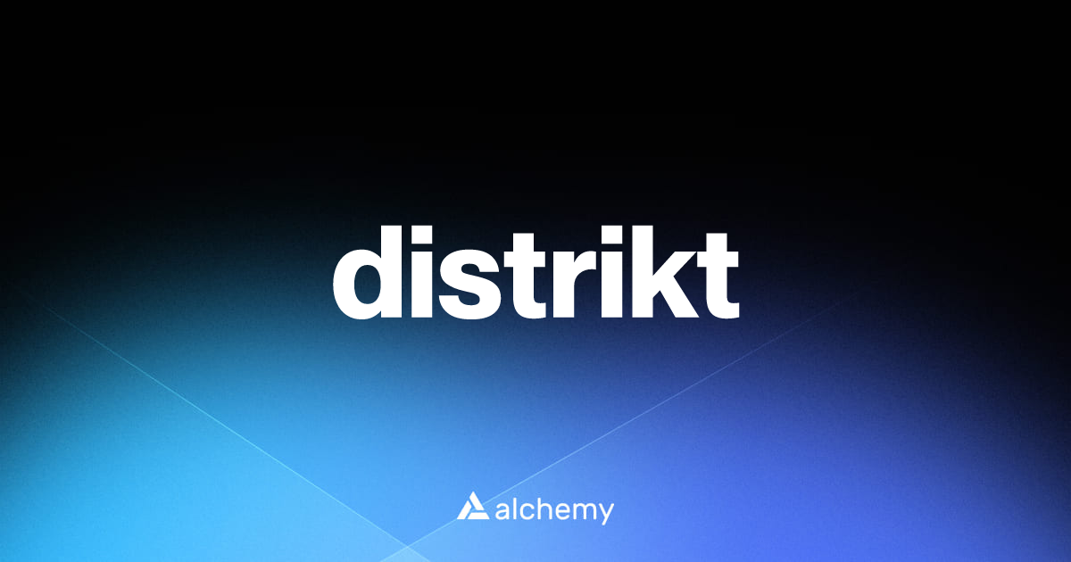 distrikt - Web3 Social Dapps - Alchemy