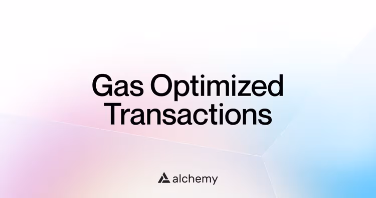 What are gas optimized transactions?