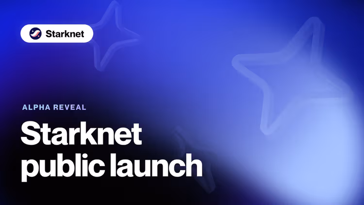 Starknet is now publicly available on Alchemy
