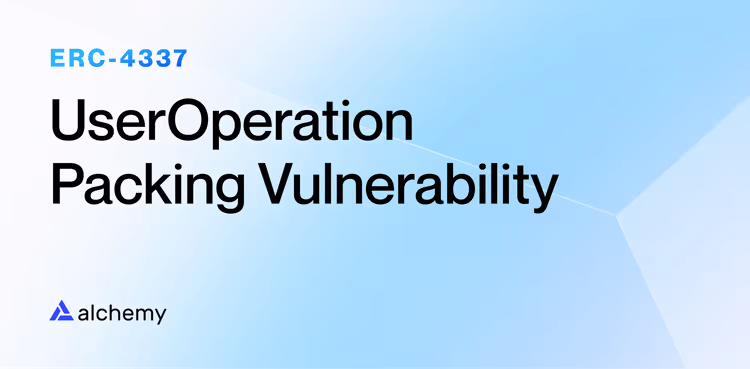 ERC-4337 UserOperation packing vulnerability