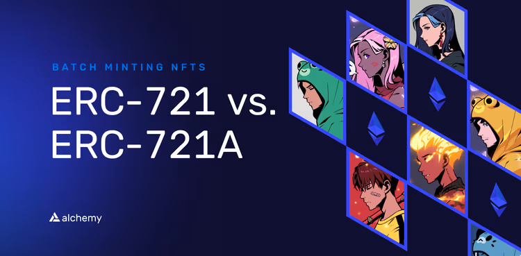 ERC721 vs. ERC721A: batch minting NFTs