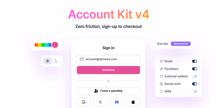 Account Kit v4: bring the world onchain
