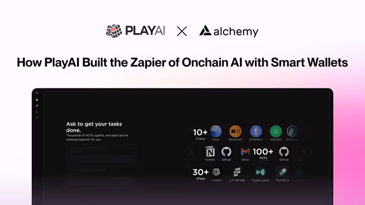 How PlayAI built the Zapier of onchain AI with smart wallets
