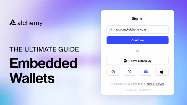 The ultimate guide to embedded wallets with social login