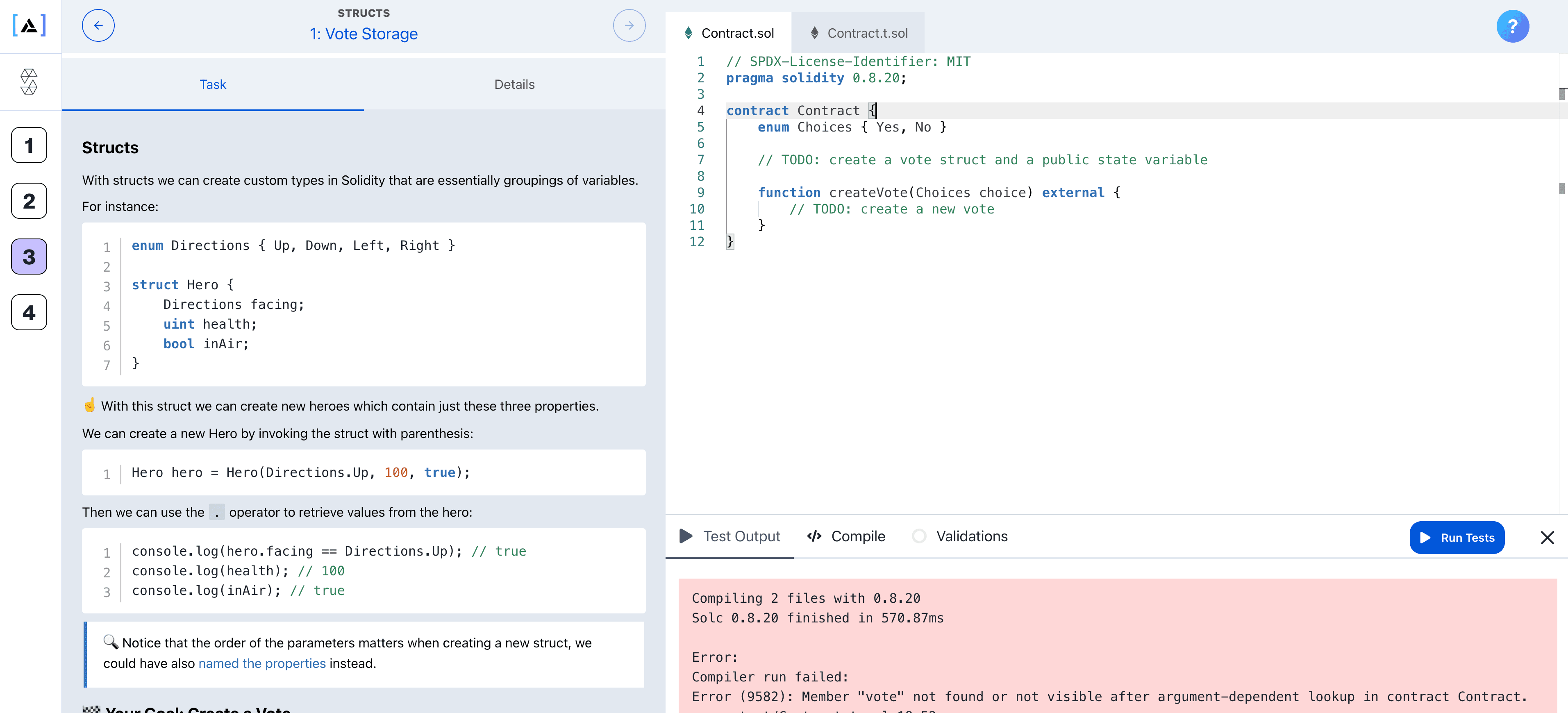 Run code against Foundry test cases